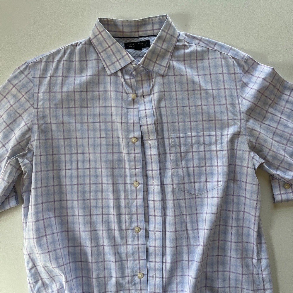 Banana Republic Men's Long Sleeve Button Down Dress Shirt - Size L 16 - 16.5